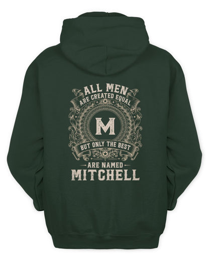 All Men Are Created Equal Cool Logo Shirt MITCHELL M1-60 / Unisex Hoodie / forest green