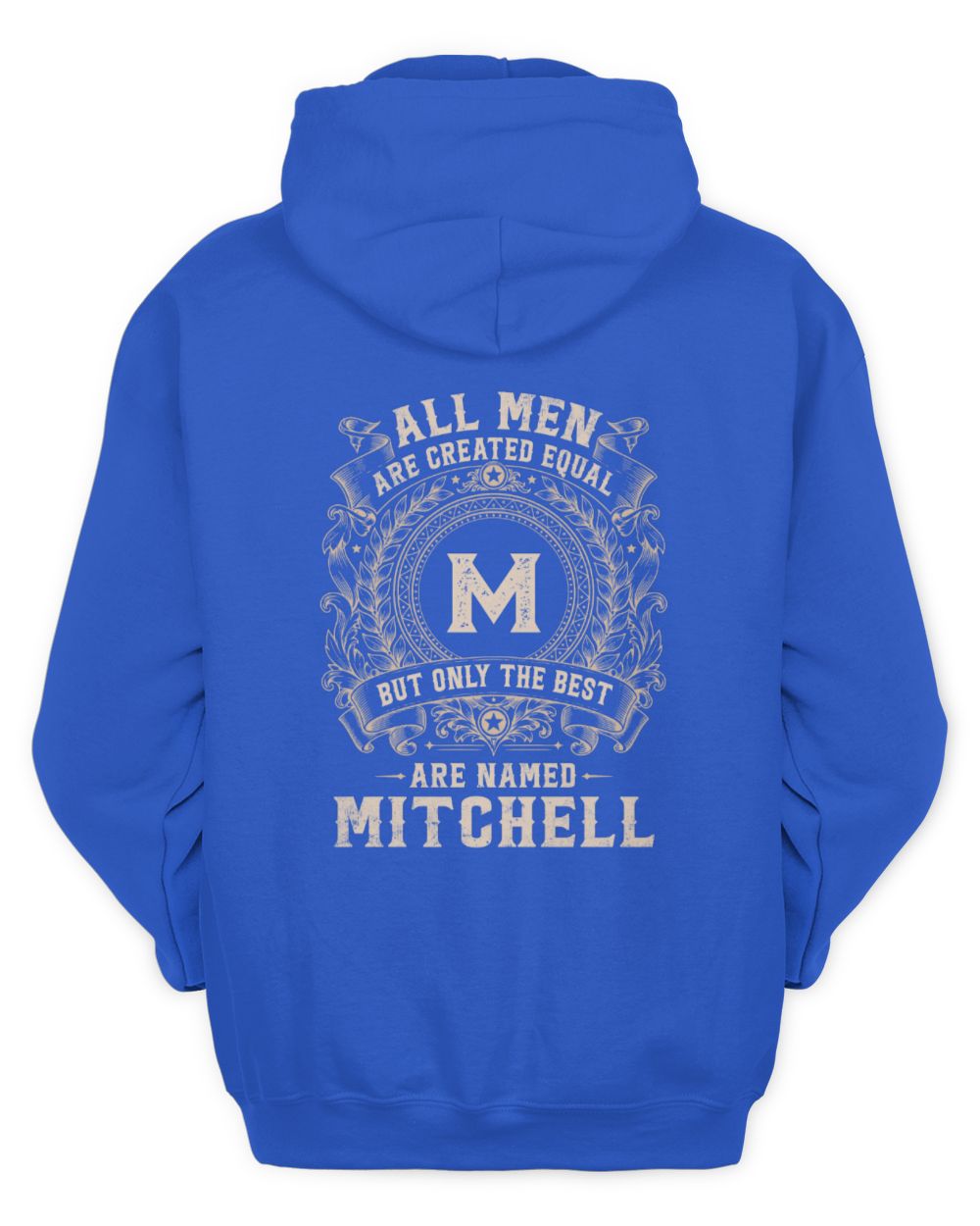 All Men Are Created Equal Cool Logo Shirt MITCHELL M1-60 / Unisex Hoodie / royal
