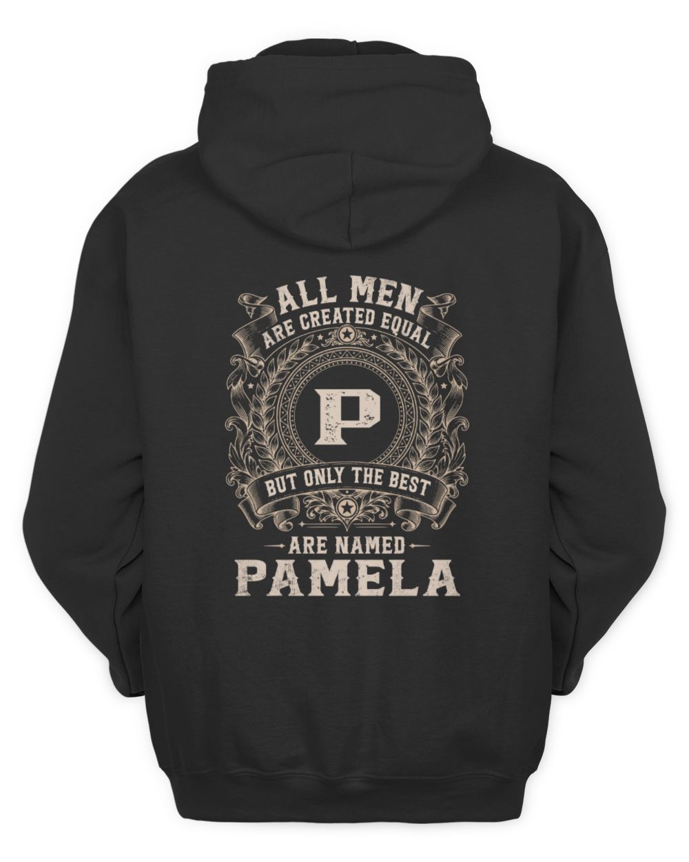 All Men Are Created Equal Cool Logo Shirt PAMELA M1-60 / Unisex Hoodie / black