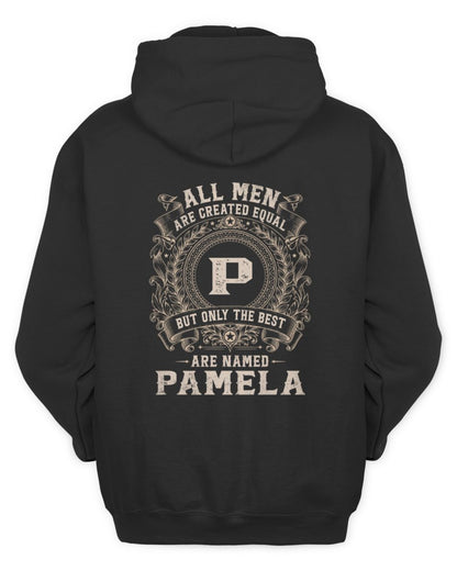 All Men Are Created Equal Cool Logo Shirt PAMELA M1-60 / Unisex Hoodie / black