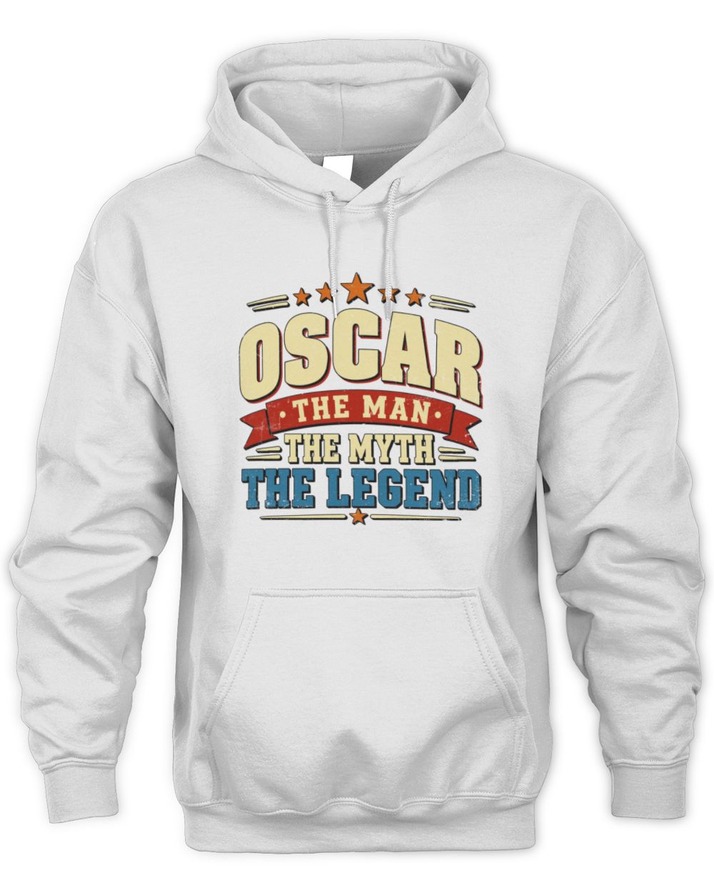 The Man The Myth The Legend Ribbon Vintage T-Shirt OSCAR M1-56 / Unisex Hoodie / white