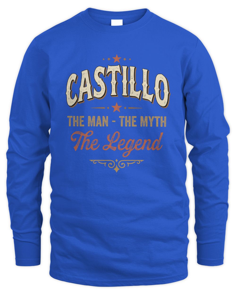 I'm Name I'm Not Rude I Just Have The Balls Funny T-Shirt CASTILLO M1-77 / Men's Long Sleeved T-Shirt / royal