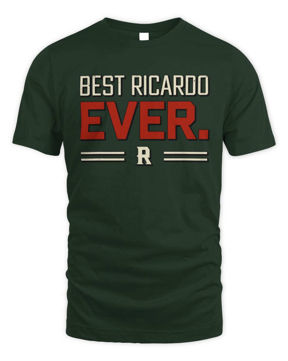 Best Your Name Ever Cool Shirt RICARDO M1-58 / Unisex Standard T-Shirt / forest green