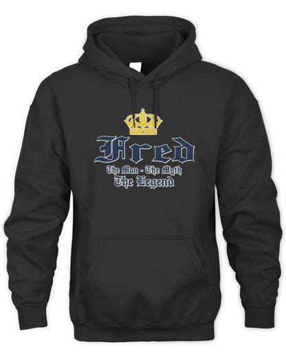 The Man The Myth The Legend Corona Beer T-Shirt FRED M1-S83 / Unisex Hoodie / black