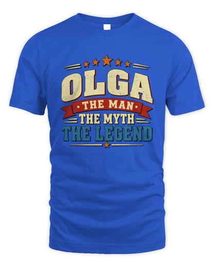 The Man The Myth The Legend Ribbon Vintage T-Shirt OLGA M1-56 / Unisex Standard T-Shirt / royal