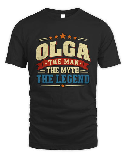 The Man The Myth The Legend Ribbon Vintage T-Shirt OLGA M1-56 / Unisex Standard T-Shirt / black