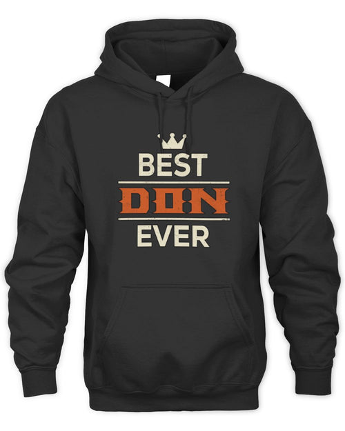 Best Your Name With Crown Shirt DON M1-59 / Unisex Hoodie / black