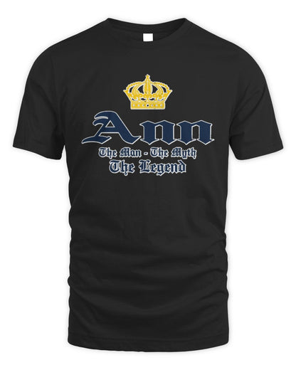 The Man The Myth The Legend Corona Beer T-Shirt ANN M1-S83 / Unisex Standard T-Shirt / black