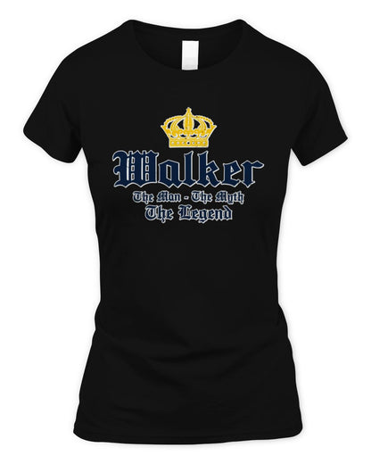 The Man The Myth The Legend Corona Beer T-Shirt WALKER M1-S83 / Women's Standard T-Shirt / black