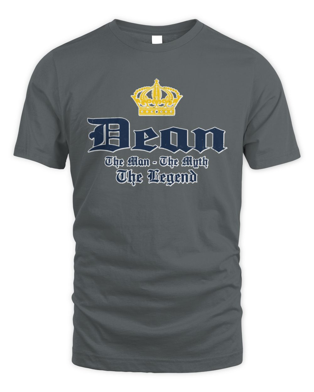 The Man The Myth The Legend Corona Beer T-Shirt DEAN M1-S83 / Unisex Standard T-Shirt / charcoal
