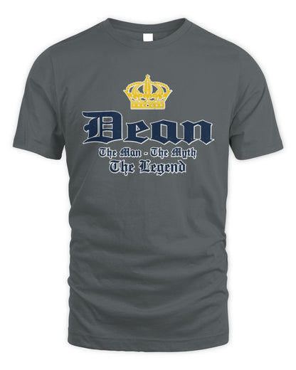 The Man The Myth The Legend Corona Beer T-Shirt DEAN M1-S83 / Unisex Standard T-Shirt / charcoal