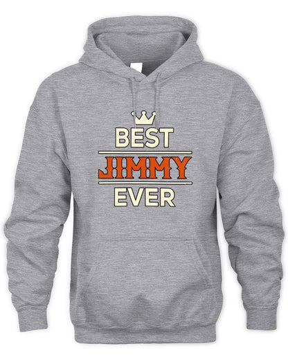 Best Your Name With Crown Shirt JIMMY M1-59 / Unisex Hoodie / sport grey