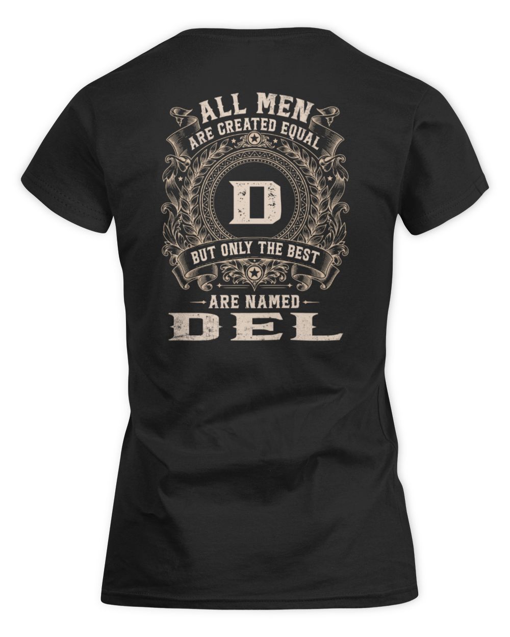 All Men Are Created Equal Cool Logo Shirt DEL M1-60 / Women's Standard T-Shirt / black