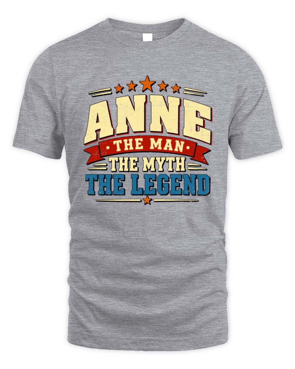 The Man The Myth The Legend Ribbon Vintage T-Shirt ANNE M1-56 / Unisex Standard T-Shirt / sport grey
