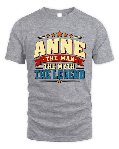 The Man The Myth The Legend Ribbon Vintage T-Shirt ANNE M1-56 / Unisex Standard T-Shirt / sport grey