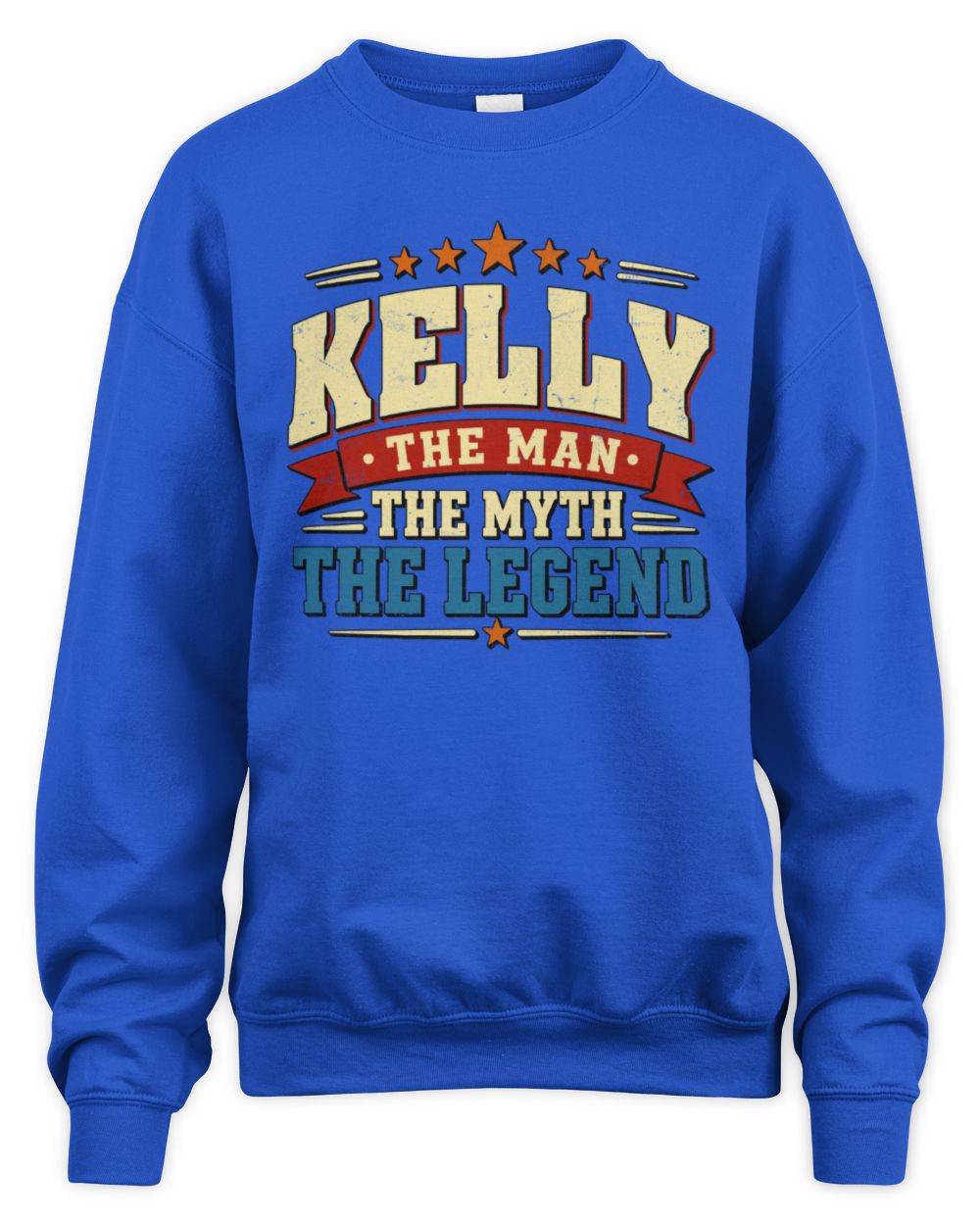 The Man The Myth The Legend Ribbon Vintage T-Shirt KELLY M1-56 / Unisex Sweatshirt / royal