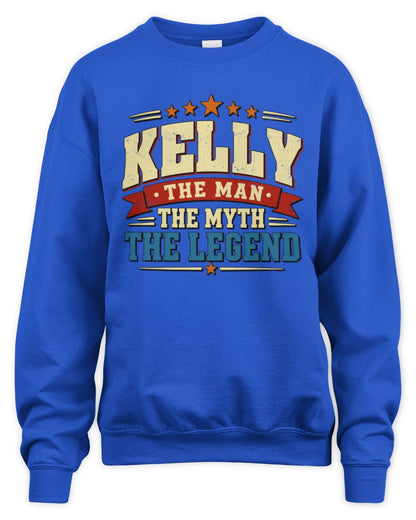 The Man The Myth The Legend Ribbon Vintage T-Shirt KELLY M1-56 / Unisex Sweatshirt / royal