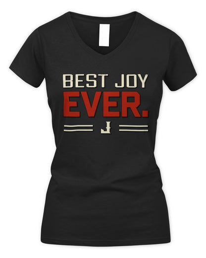 Best Your Name Ever Cool Shirt JOY M1-58 / Women's V-Neck T-Shirt / black