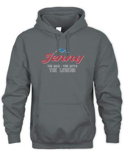 The Man The Myth The Legend Coors Light Beer T-Shirt JENNY M1-S84 / Unisex Hoodie / charcoal