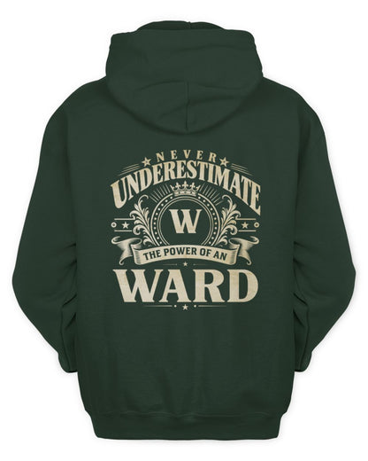 Never Underestimate Your Name Luxury Logo Shirt WARD M1-63 / Unisex Hoodie / forest green