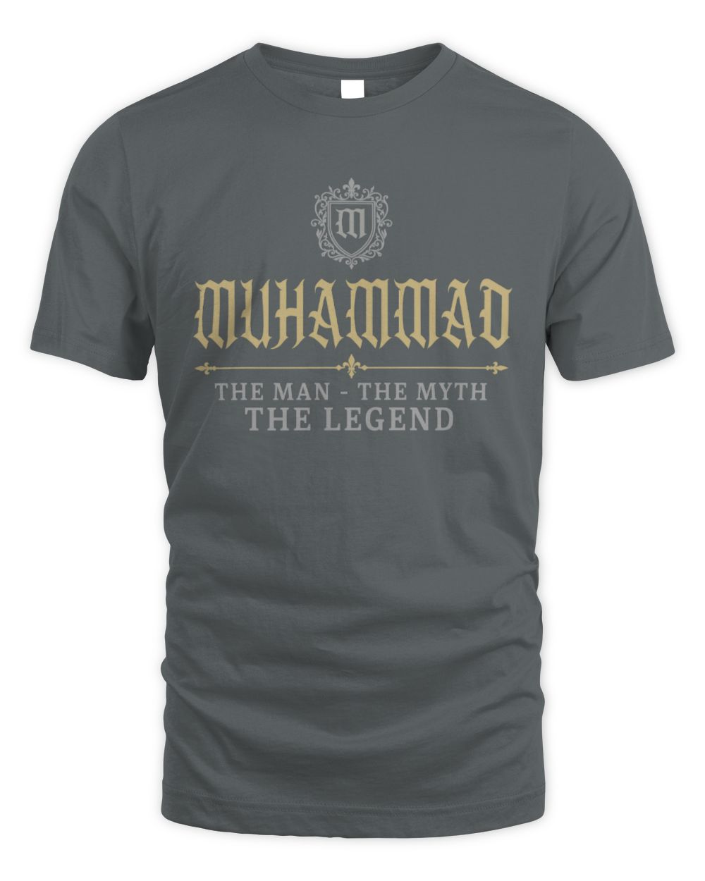 The Man The Myth The Legend Western Shirt MUHAMMAD M1-78 / Unisex Standard T-Shirt / charcoal