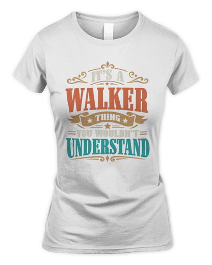 It’s a Name Thing Personalized Retro T-Shirt WALKER M1-47 / Women's Standard T-Shirt / white