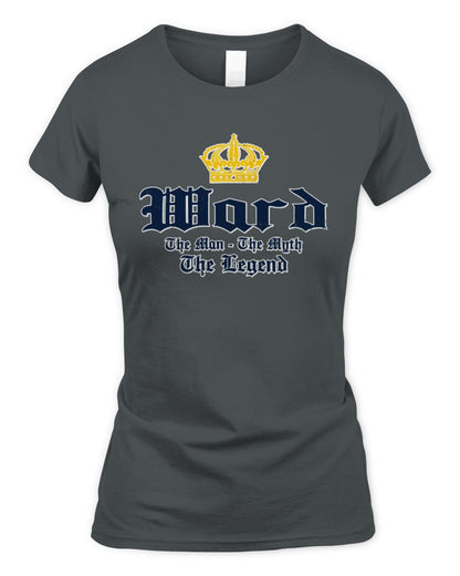 The Man The Myth The Legend Corona Beer T-Shirt WARD M1-S83 / Women's Standard T-Shirt / charcoal