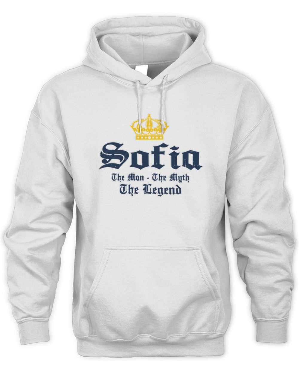 The Man The Myth The Legend Corona Beer T-Shirt SOFIA M1-S83 / Unisex Hoodie / white