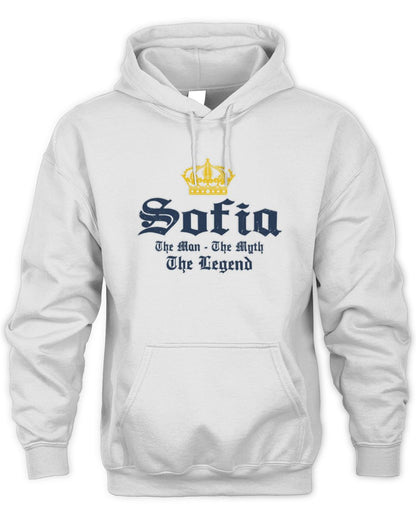 The Man The Myth The Legend Corona Beer T-Shirt SOFIA M1-S83 / Unisex Hoodie / white