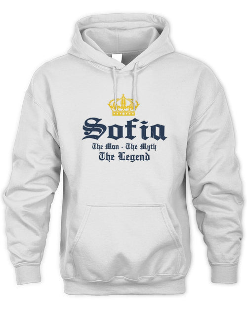 The Man The Myth The Legend Corona Beer T-Shirt SOFIA M1-S83 / Unisex Hoodie / white