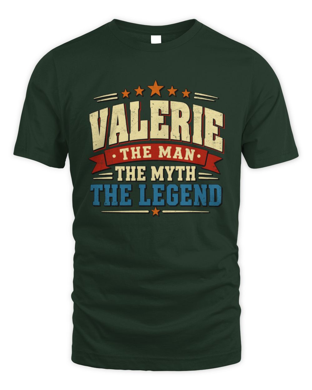 The Man The Myth The Legend Ribbon Vintage T-Shirt VALERIE M1-56 / Unisex Standard T-Shirt / forest green