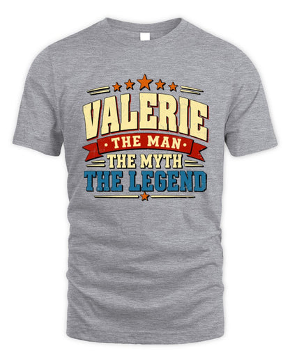 The Man The Myth The Legend Ribbon Vintage T-Shirt VALERIE M1-56 / Unisex Standard T-Shirt / sport grey