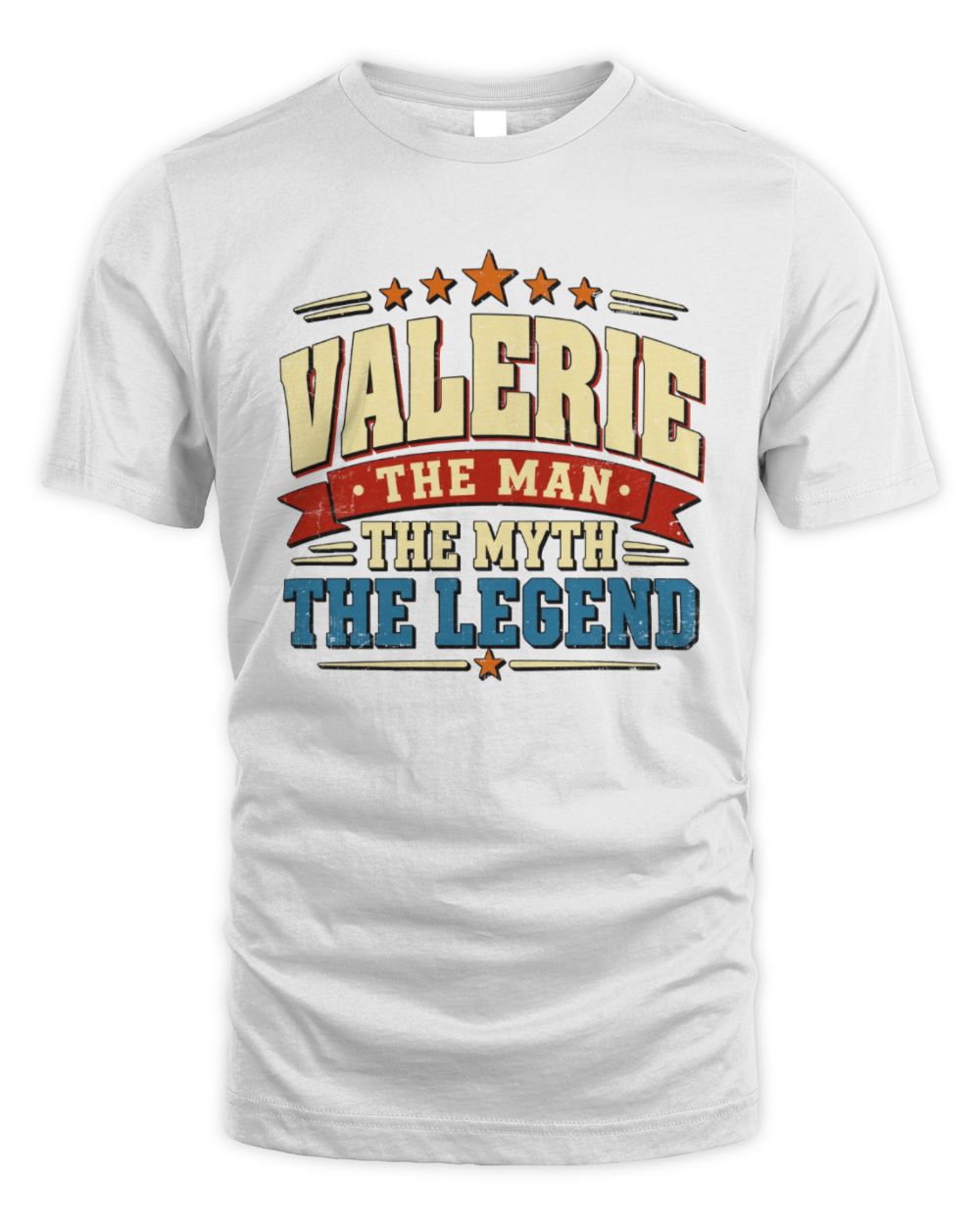 The Man The Myth The Legend Ribbon Vintage T-Shirt VALERIE M1-56 / Unisex Standard T-Shirt / white
