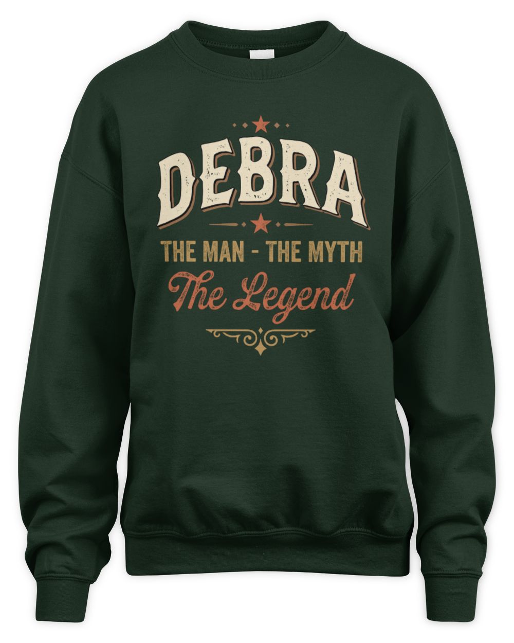 I'm Name I'm Not Rude I Just Have The Balls Funny T-Shirt DEBRA M1-77 / Unisex Sweatshirt / forest green