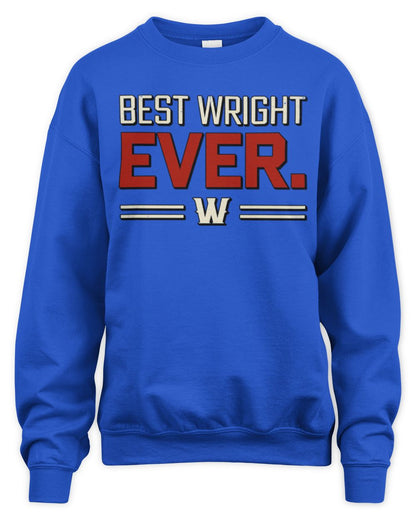 Best Your Name Ever Cool Shirt WRIGHT M1-58 / Unisex Sweatshirt / royal
