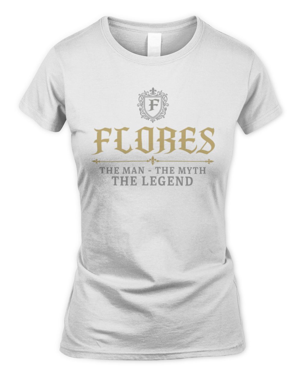 The Man The Myth The Legend Western Shirt FLORES M1-78 / Women's Standard T-Shirt / white