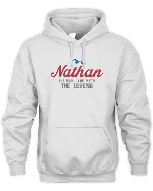 The Man The Myth The Legend Coors Light Beer T-Shirt NATHAN M1-S84 / Unisex Hoodie / white