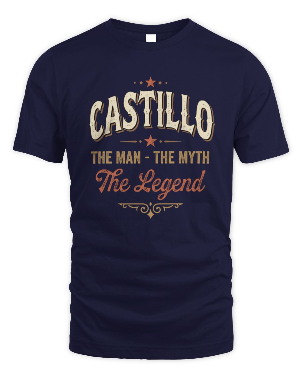 I'm Name I'm Not Rude I Just Have The Balls Funny T-Shirt CASTILLO M1-77 / Unisex Standard T-Shirt / navy