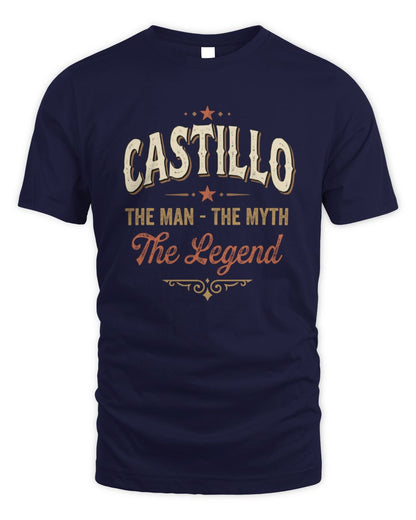 I'm Name I'm Not Rude I Just Have The Balls Funny T-Shirt CASTILLO M1-77 / Unisex Standard T-Shirt / navy