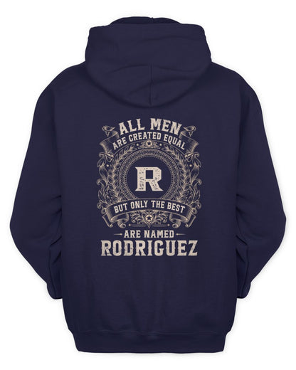 All Men Are Created Equal Cool Logo Shirt RODRIGUEZ M1-60 / Unisex Hoodie / navy