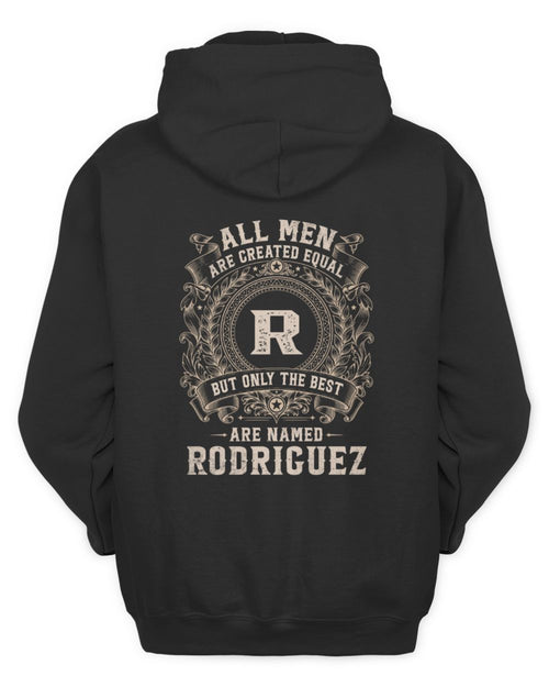 All Men Are Created Equal Cool Logo Shirt RODRIGUEZ M1-60 / Unisex Hoodie / black