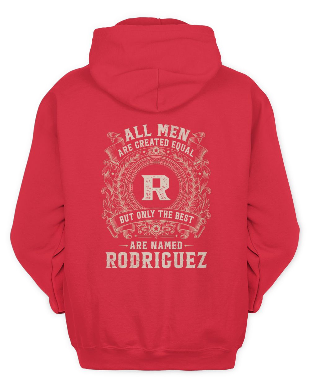 All Men Are Created Equal Cool Logo Shirt RODRIGUEZ M1-60 / Unisex Hoodie / red