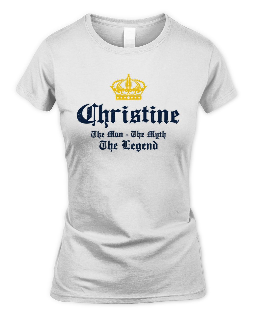 The Man The Myth The Legend Corona Beer T-Shirt CHRISTINE M1-S83 / Women's Standard T-Shirt / white