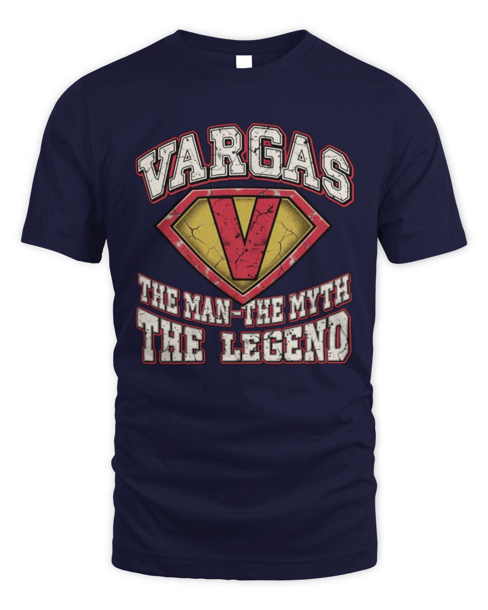 The Man The Myth The Legend Superman Graphic T-Shirt VARGAS M1-74 / Unisex Standard T-Shirt / navy