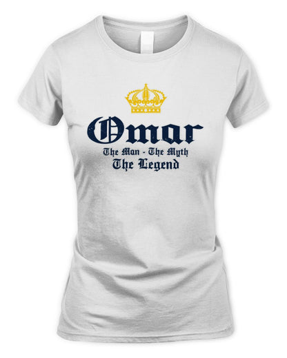 The Man The Myth The Legend Corona Beer T-Shirt OMAR M1-S83 / Women's Standard T-Shirt / white