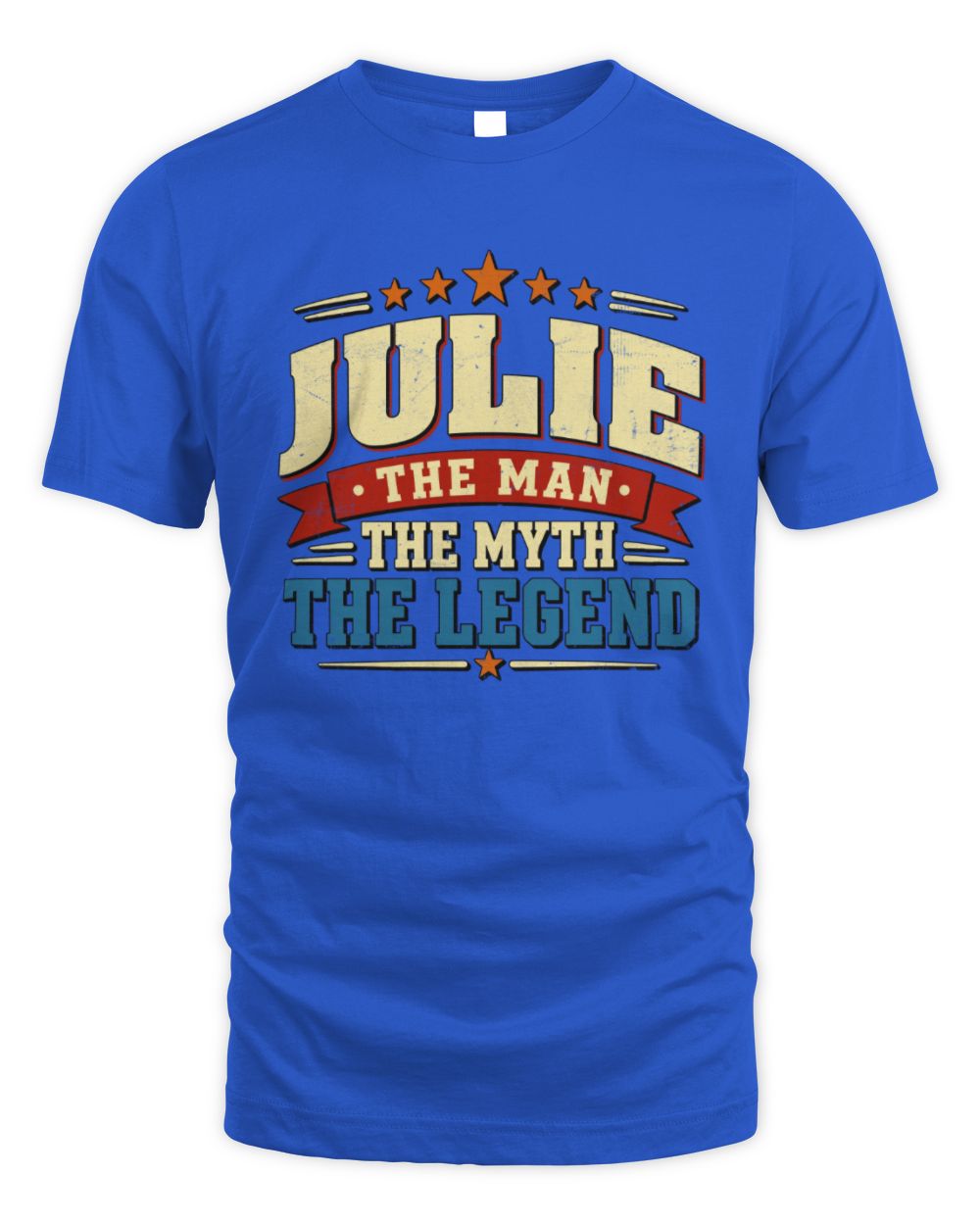 The Man The Myth The Legend Ribbon Vintage T-Shirt JULIE M1-56 / Unisex Standard T-Shirt / royal