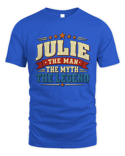 The Man The Myth The Legend Ribbon Vintage T-Shirt JULIE M1-56 / Unisex Standard T-Shirt / royal