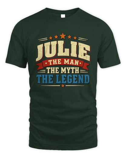 The Man The Myth The Legend Ribbon Vintage T-Shirt JULIE M1-56 / Unisex Standard T-Shirt / forest green