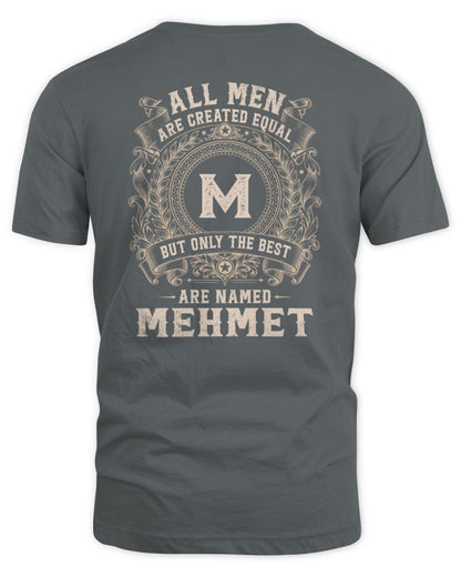 All Men Are Created Equal Cool Logo Shirt MEHMET M1-60 / Unisex Standard T-Shirt / charcoal