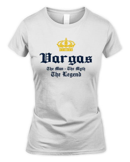 The Man The Myth The Legend Corona Beer T-Shirt VARGAS M1-S83 / Women's Standard T-Shirt / white